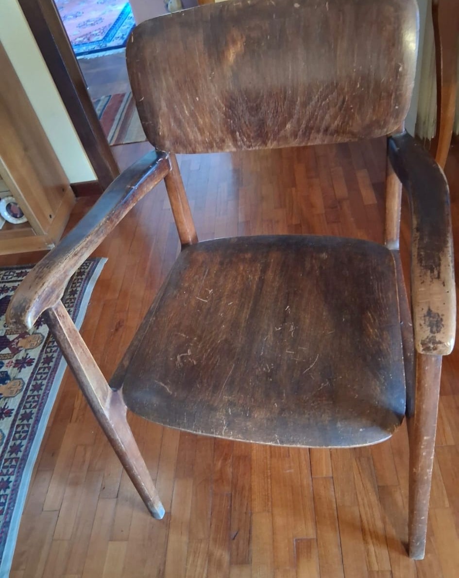 restauro sedia in stile